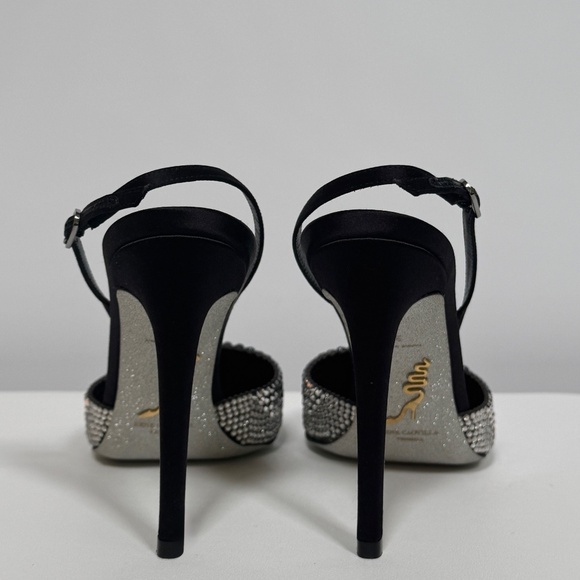 Rene Caovilla Jackie Crystal studded Sling-Back Pump in size US9 - Picture 14 of 16